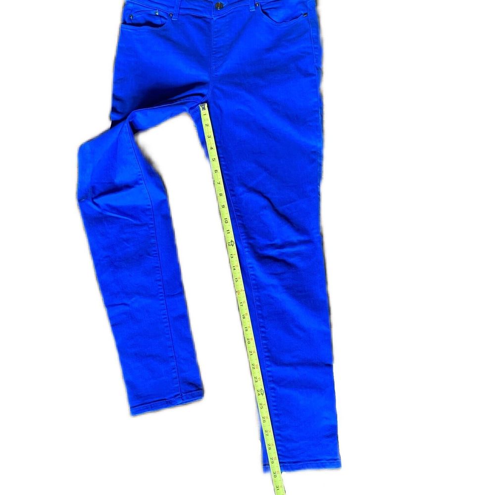 Chico's The Platinum Jegging Womens Size 0.5 Belladonna Blue Cotton - Picture 2 of 10